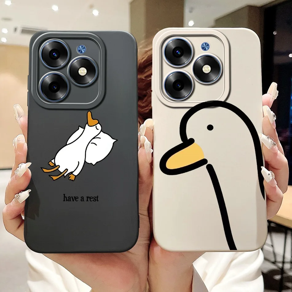 Cute Panda Rabbit Cartoon Soft Silicone Lens Protective Bumper Phone Case