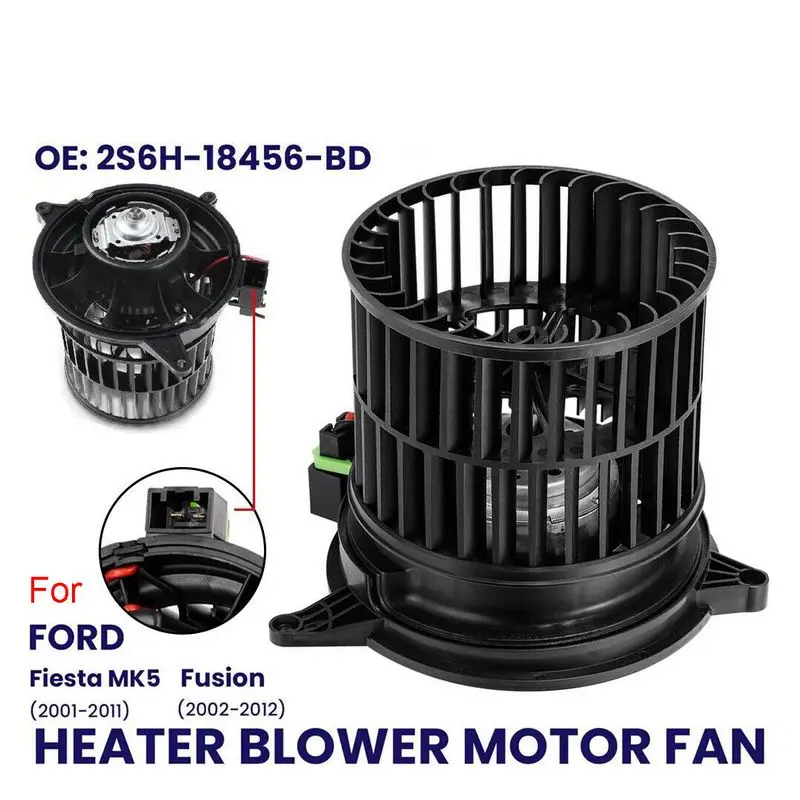 

HEATER BLOWER MOTOR FAN FOR FORD FIESTA MK5 V JD JH FUSION JU 1252927 2001-2012