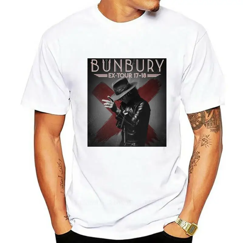 

Mens t shirts vintage style short sleeve ENRIQUE BUNBURY tour dates BLACK SHIRT S TO 2XL AMJ male black tops unisex tee-shirt