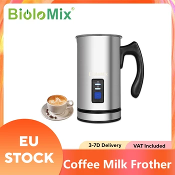 BioloMix 4 in 1 caffè montalatte schiuma schiuma miscelatore cioccolato 500W Hot Latte Cappuccino automatico Latte caffè schiuma Maker 1