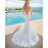 Long Sleeve Lace Wedding Dresses for Bride Sweetheart Mermaid Bridal Gown for Women Customized 2