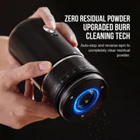 Moulin à café électrique portable rechargeable, broyeur externe à réglage variable pour expresso et café filtre 4