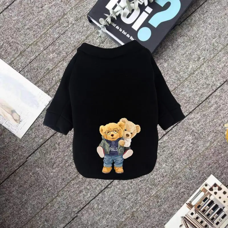 고양이/강아지 용수철 및 가을 패션 트렌드 프린트 후드, 애완 동물용, 모자 없이 따뜻하고 편안함 유지