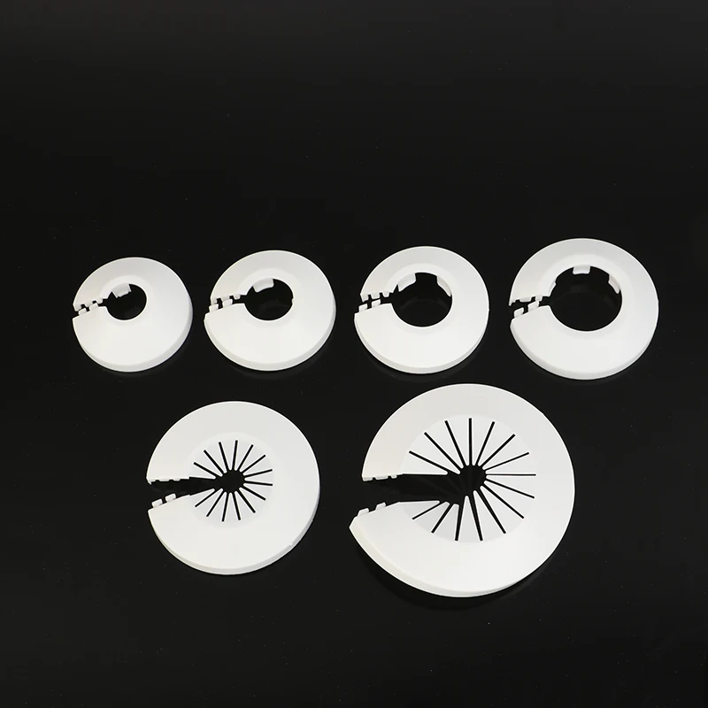2/4PCS Plastic Radiator Pipe Collars Cover Floor Decorative Radiator Escutcheon Water Pipe Cover Wall Duct Faucet Accessories faucet decorative cover faucet cover radiator pipe covers