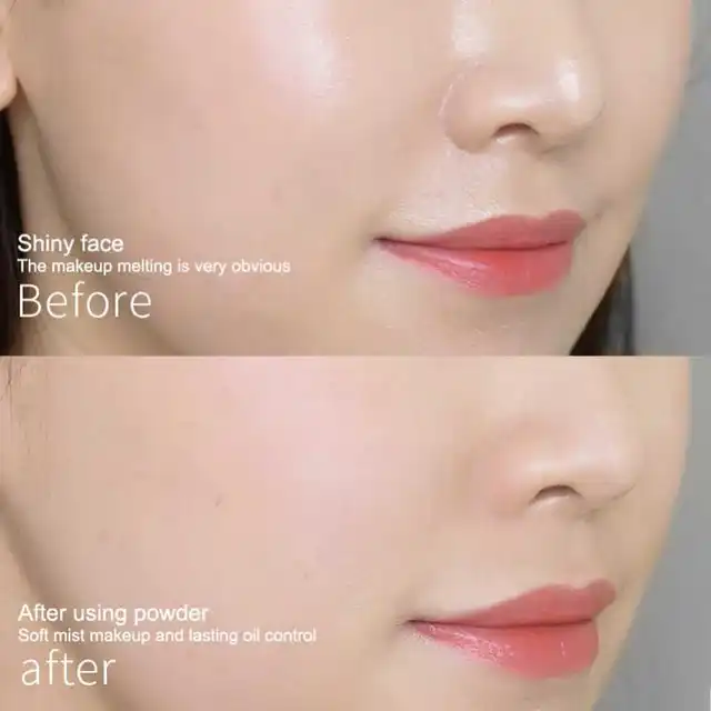 Poudre maquillage coréenne, contrôle du sébum, hydratant, éclaircissant, presse