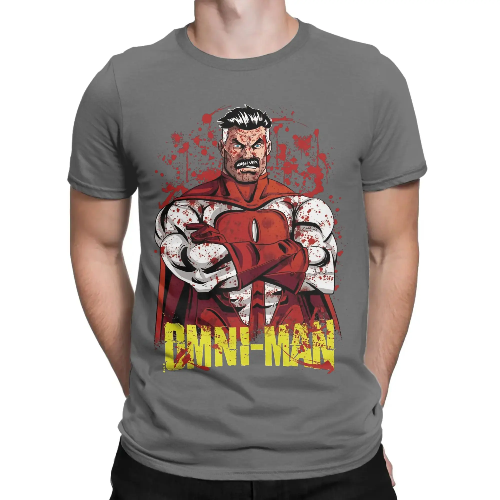 Oversized 100% Cotton Hip Hop T-Shirt with Y2K Funny Design