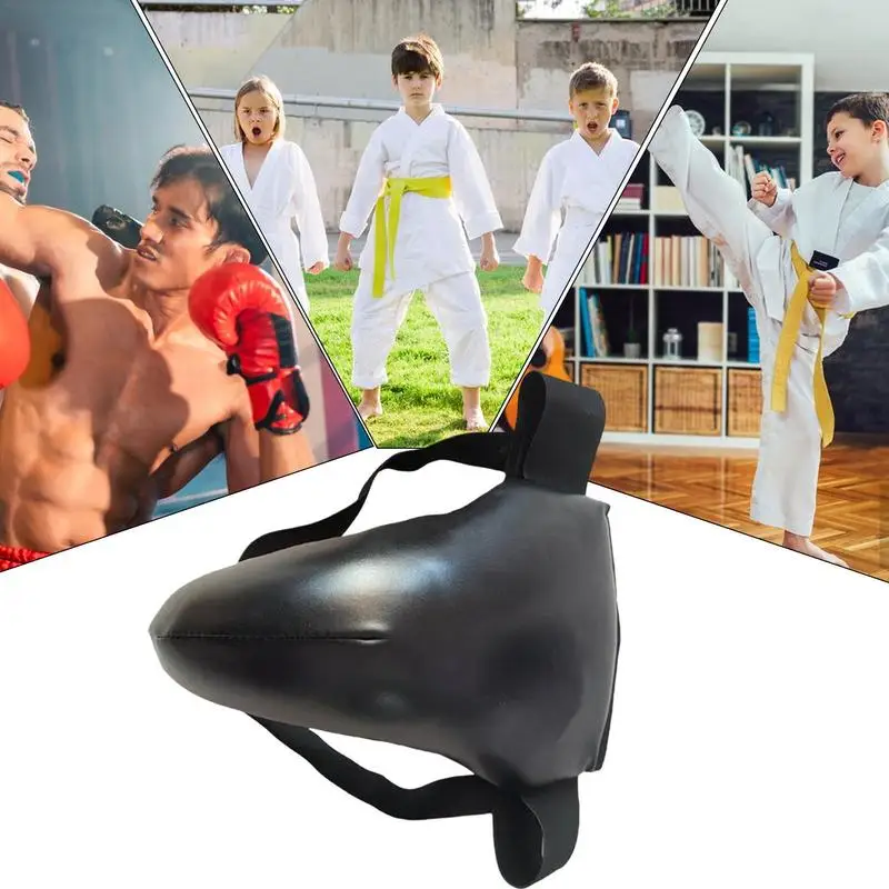 Groin Guard Muay Thai Protective Gear Groin Protector Cup Boxing Training Equipment Protective Gear For Karate Muay Thai
