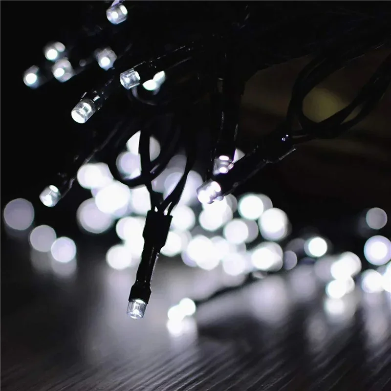 20-200LED Solar String Light Outdoor 8 Mode Garden Waterproof Fairy Lamp Garland for Christmas Holiday Party Home Decoration led string lights decorative lights string lights led fairy lights