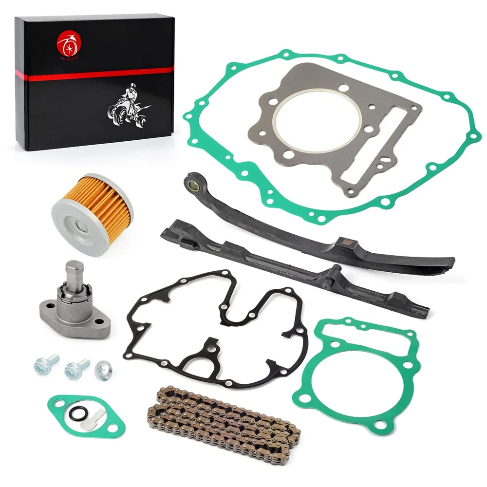 Cam Timing Chain Guides & Tensioner Gasket 1996-2014 for HONDA 400EX 400X TRX400EX TRX400X XR400 R 14620/14511-KCY-670