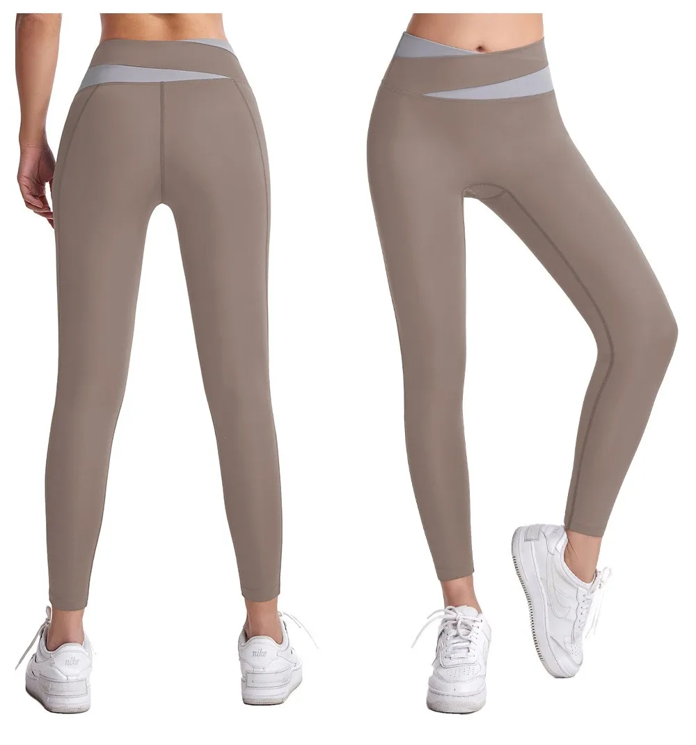 

Fitness Women Sport Seamless Leggings High Waist Elastic Solid Yoga Leggings Gym Jogging Quick Dry Push Up Slim Pants Female