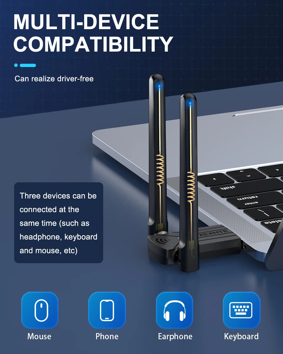 Рисунок 6 - Адаптер Zexmte 180M USB Bluetooth 5