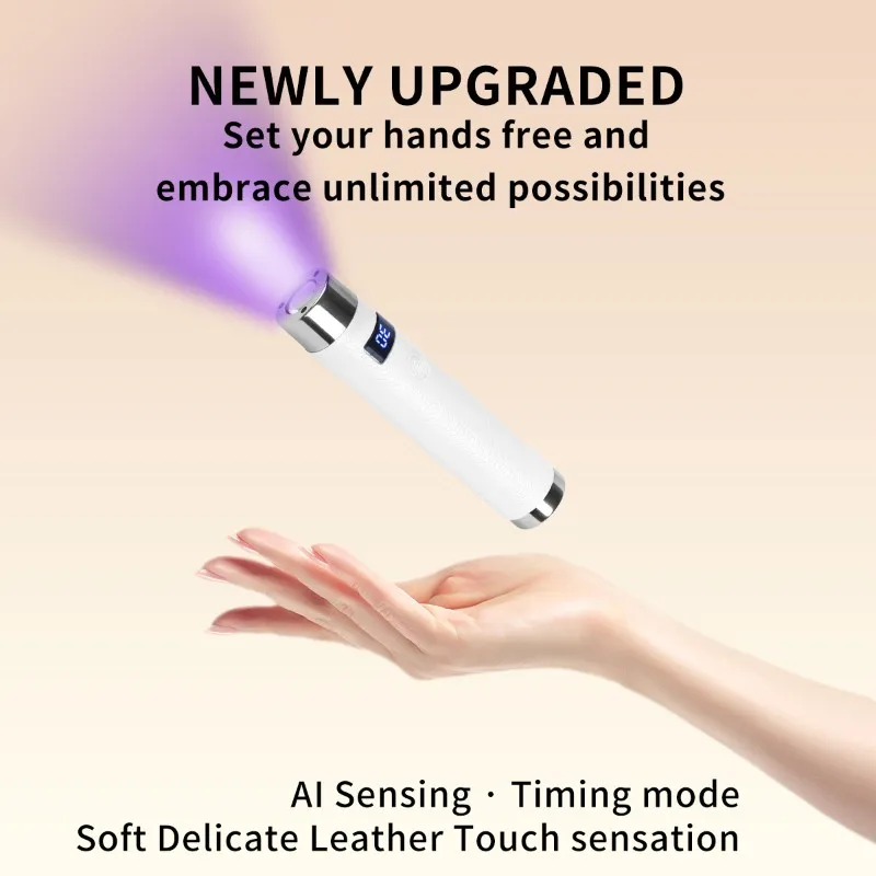 A36T-미니 UV 네일 램프 휴대용 핸드헬드 네일 드라이어 AI 스마트 센서-스마트 감지 기능