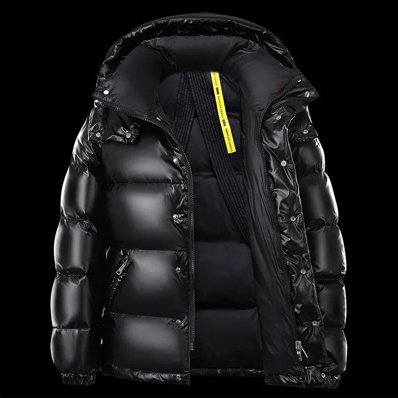

Winter Puffer Jacket For Men 2023 New Down Jacket Male With Hood Down Coat Man Clothes Luxury Short Down Jacket Women Clothing