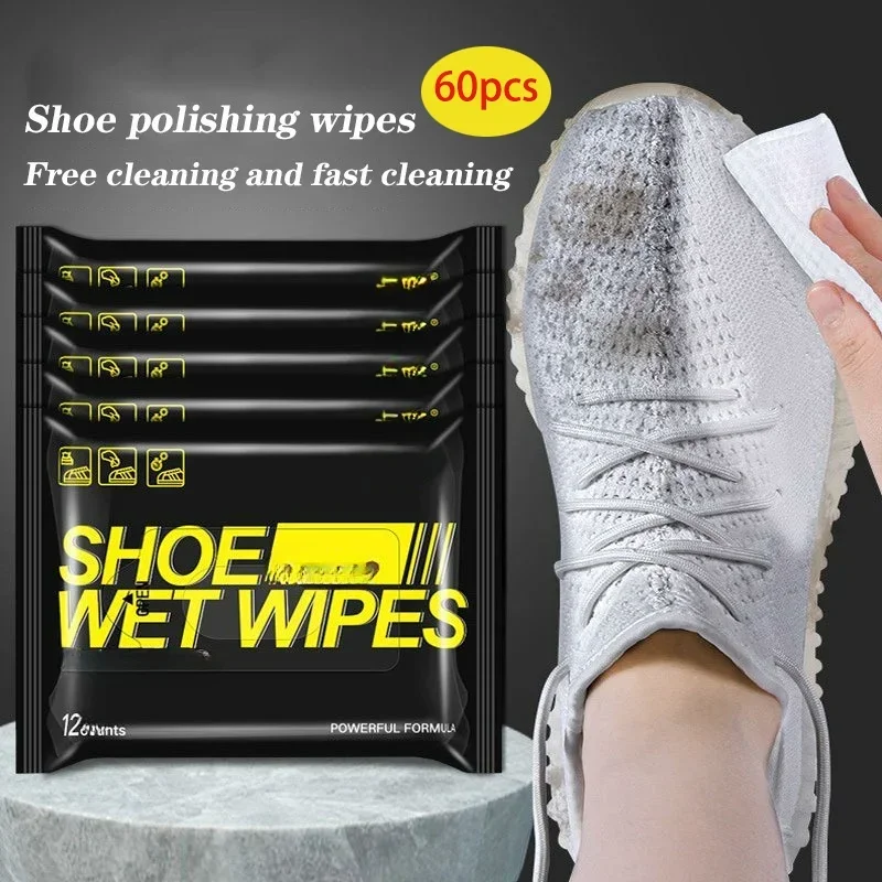 Shoe Polishing Wet Wipes Disposable for Sneaker Cleaning
