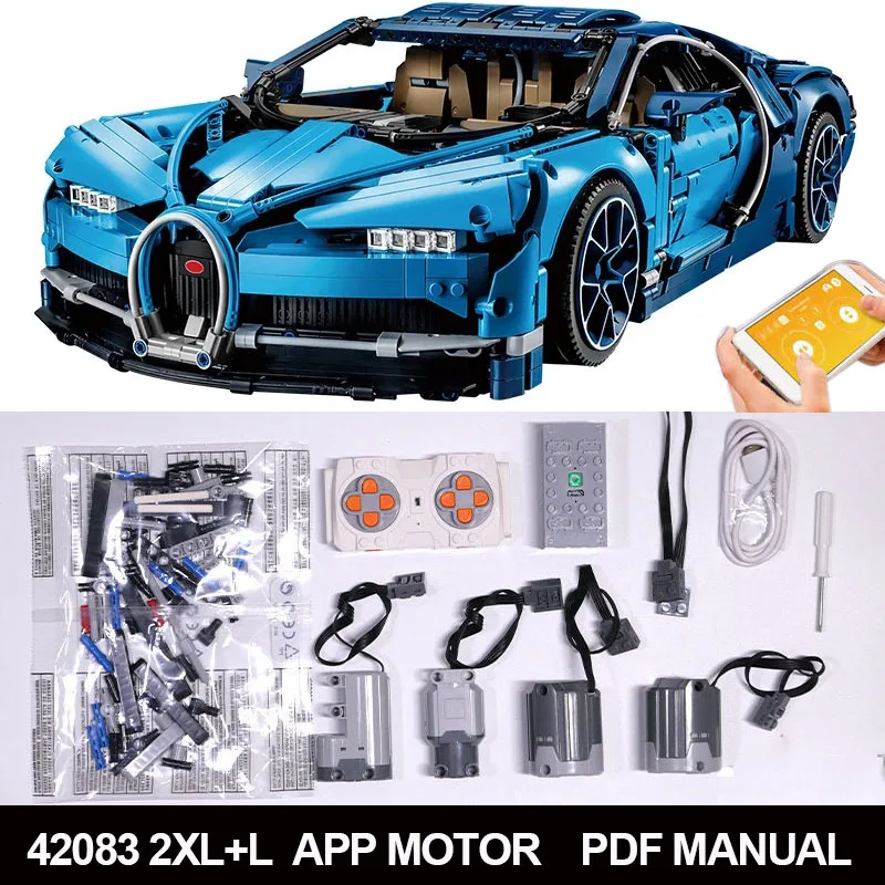 Модификация радиоуправляемого двигателя Bugatti Chiron набор с функцией мощности для
