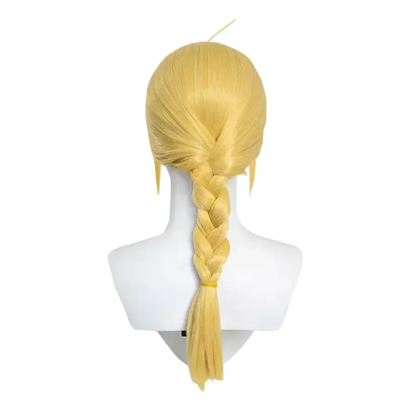 Fullmetal Alchemist-Inspired Edward Elric Short Blonde Wig Cosplay for Unisex