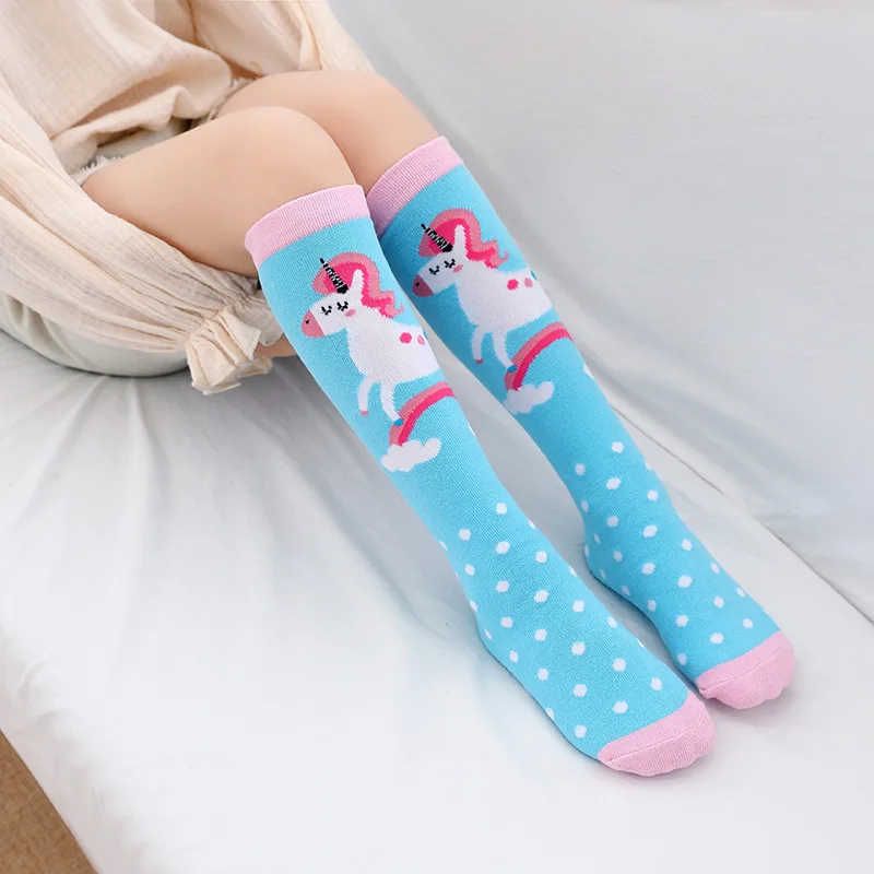 Sports Socks Kids Socks Cartoon Socks Cotton Knee Socks Toddlers