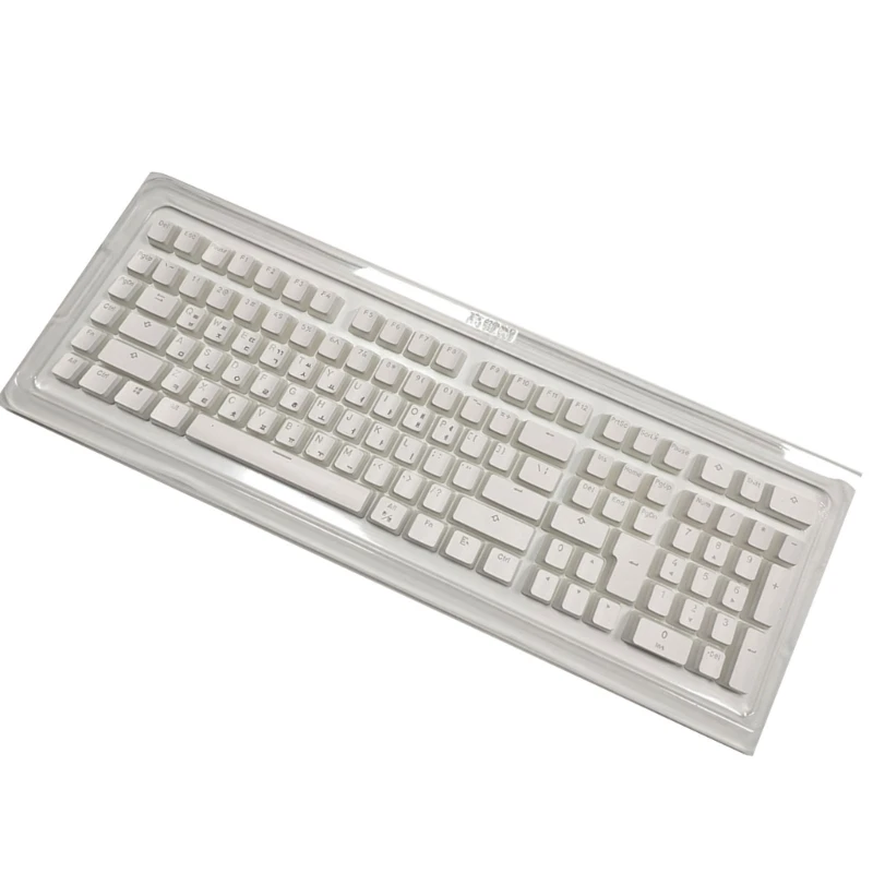 두꺼운 키캡 PBT 백라이트 한국어/러시아어 117키 OEM 프로필 푸딩 키캡
