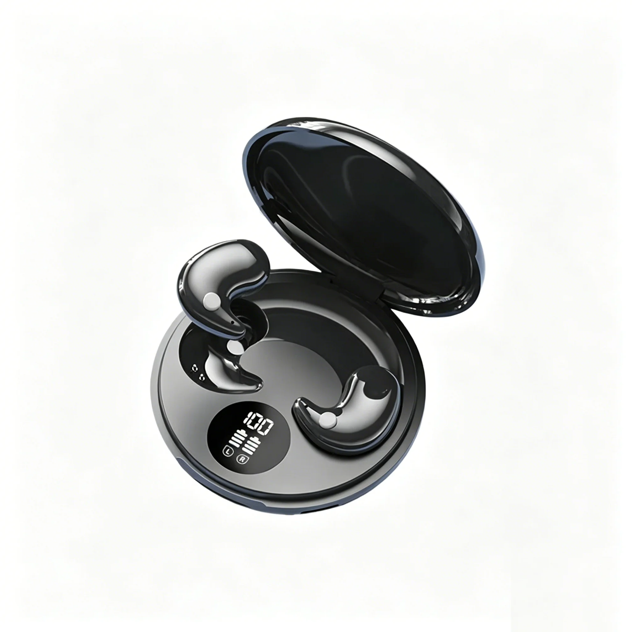 Ultra Sleep Wireless Bluetooth Earbuds For Side Sleepers Comfort_voghion.com