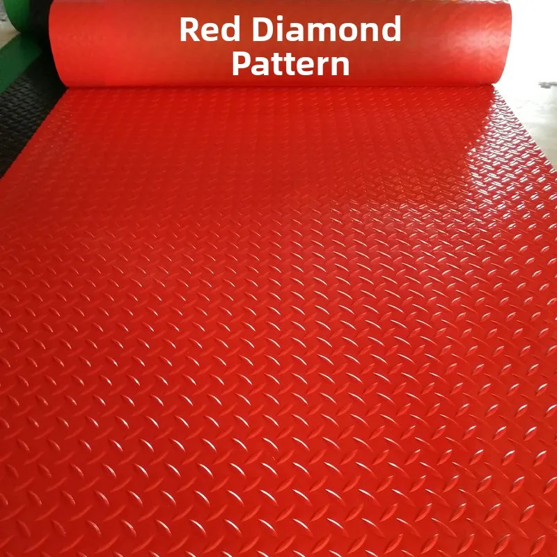 מחצלת רצפת PVC מעובה עמיד למים שטיח פלסטיק לאמבטיה מחצלת נגד החלקה רצפת מסדרון רצפת גומי עמיד בפני שחיקה עיצוב הבית