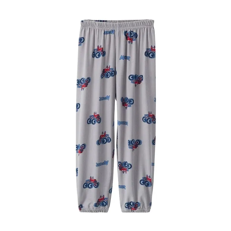 Four Seasons Children Home Pants Boys Pajama boys fleece pajama pants cotton pajama pants