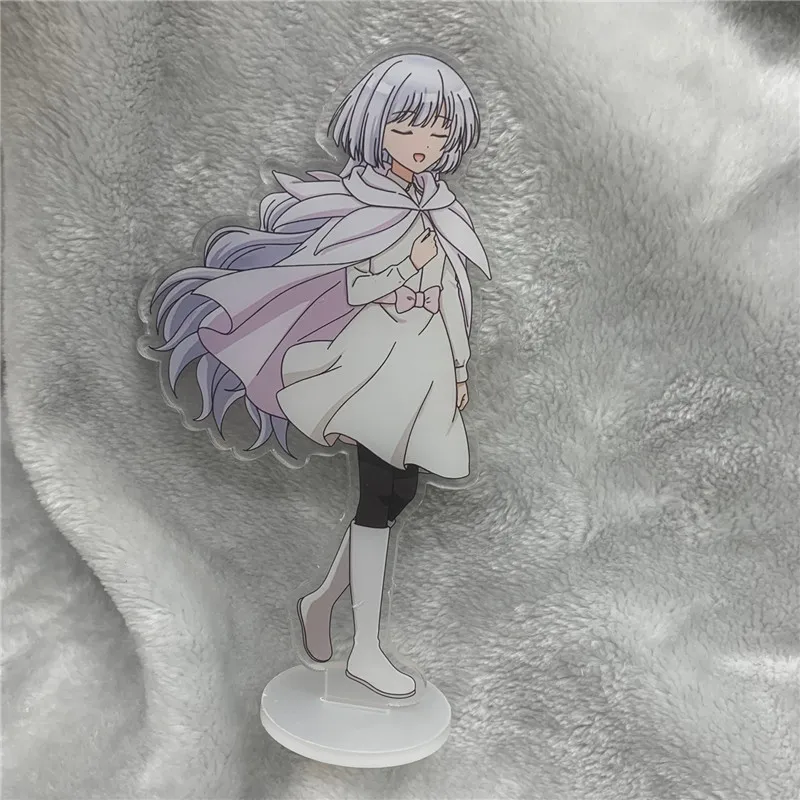 Anime Stand Isekai Nonbiri Nouka Tia Lia Figure Display Desktop Decoration