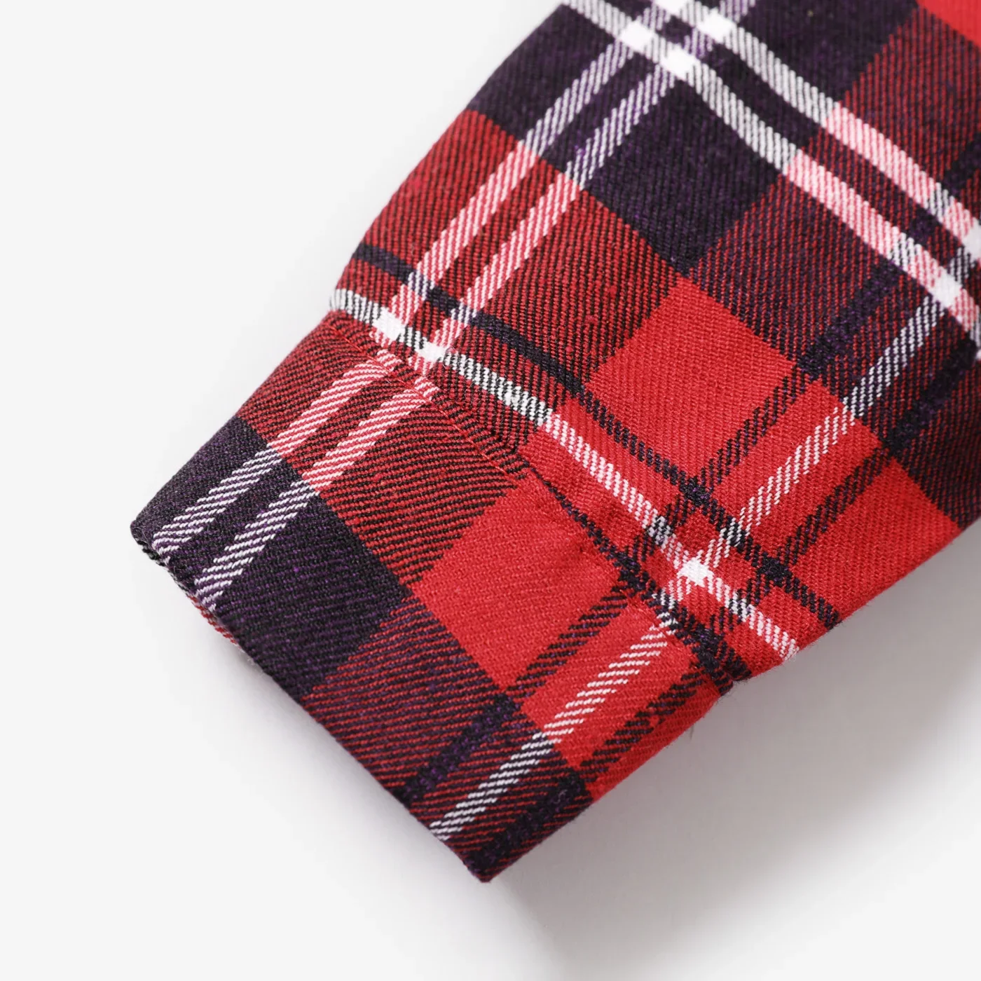 PatPat Baby Boy/Girl Classic Grid/Houndstooth Collar Long Sleeves Shirt Full print Suitable for Autumn Season kids bottoming shirt