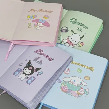 Sanrio Cartoon Notebook Kuromi Pochacco Notebook Anime My Melody Cinnamoroll Cancelleria Diario Notebook Cancelleria per bambini 1