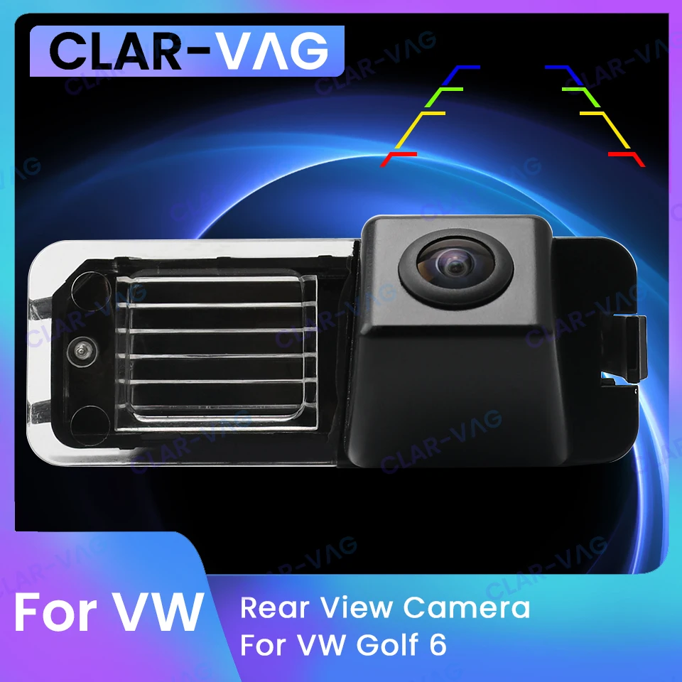 

HD Rear View Camera For VW Golf 6 Fisheye 170 degrees IP68 water proofprevent wide angle Car Rear View Reversing Camera