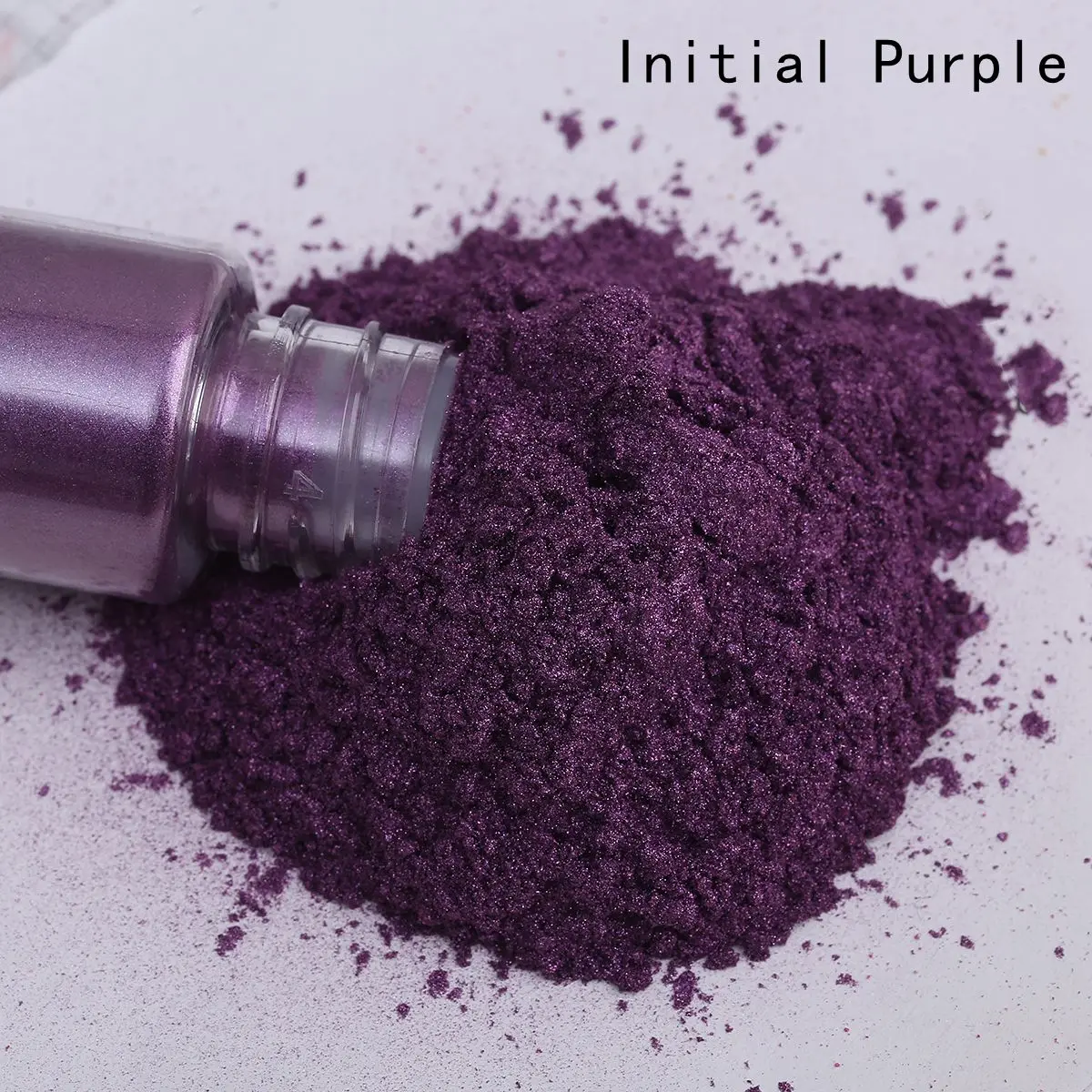 Purple Natural Mica Powder Pigments for DIY Art and Crafts - 25ml Shimmering Resin and Nail Gel Enhancer