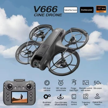Drone Professionale V666 8K con WIFI 5G, Evitamento Ostacoli, Motore Brushless, Mantenimento Altitudine, Modalità Headless, Quadricottero RC con Fotocamera, Giocattolo 2026