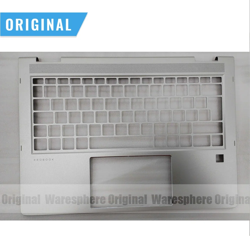 Nuovo Coperchio Superiore Custodia Superiore Palmrest Uk Layout Per Hp Probook X360 435 G7 Muslimah Silver