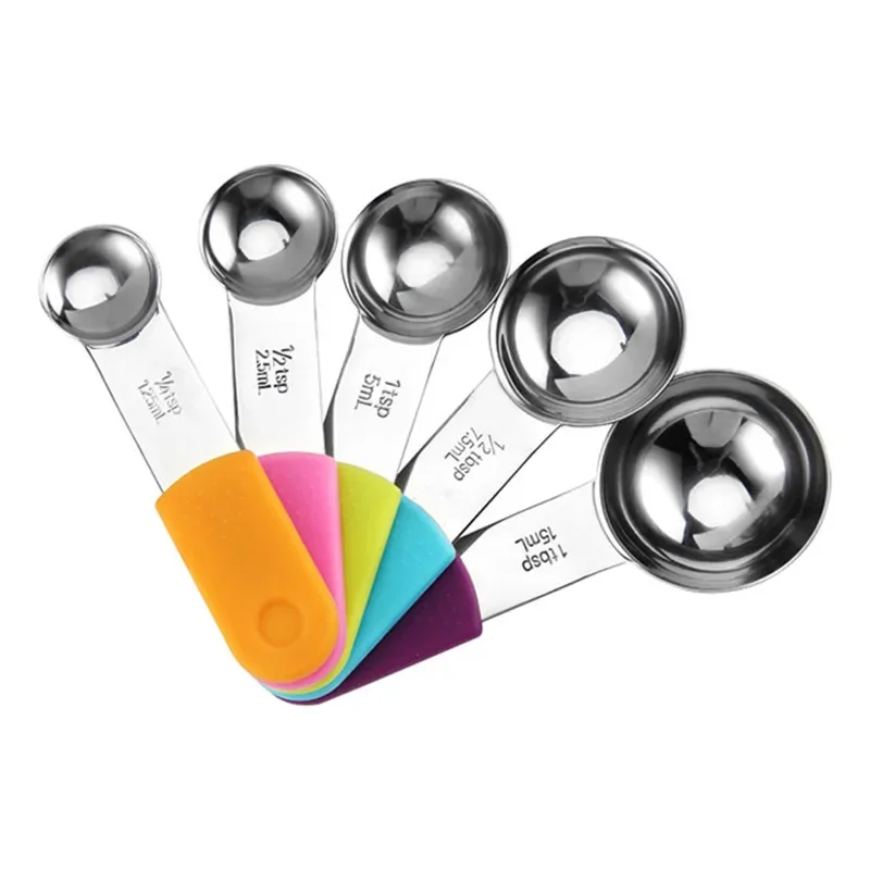 Edelstahl Messbecher & Löffel Set, 11-teilig – Stapelbar, Spülmaschinenfest