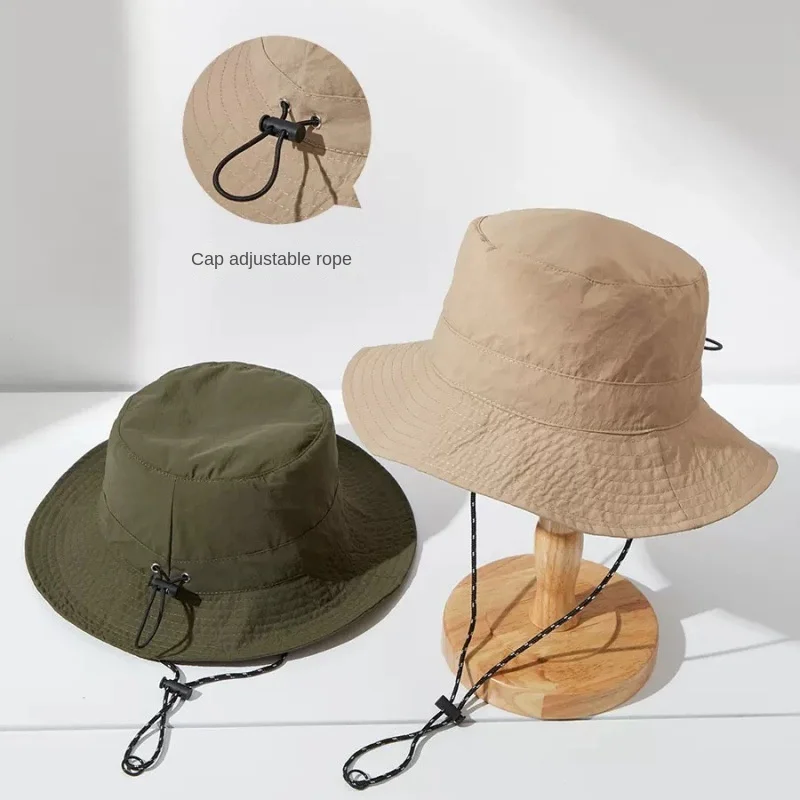 Waterproof Fisherman Hat Women Foldable Summer Sun Anti-UV Protection Camping Hiking Mountaineering Caps Men's Outdoor Hat 3