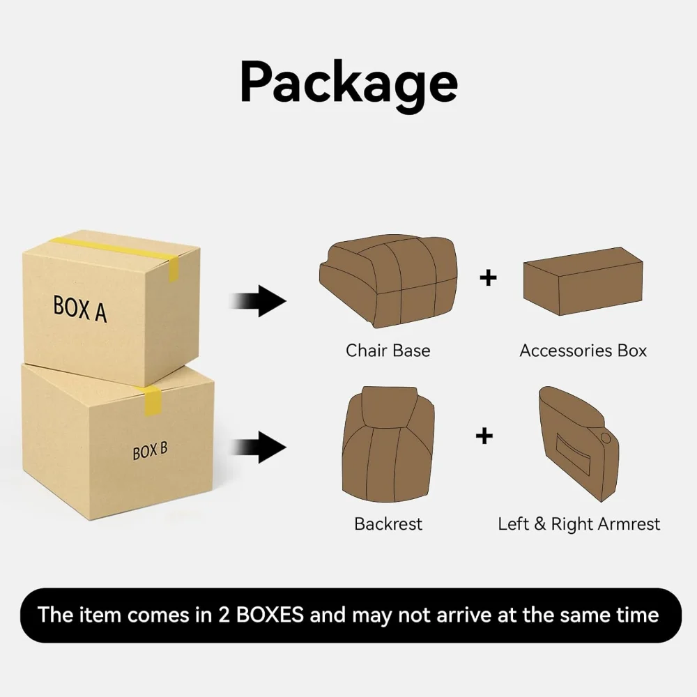 Recliner Lift Chair with Massage and Heating Function,Power Lift Recliner Chair with USB and Type-C Ports PU Leather Brown