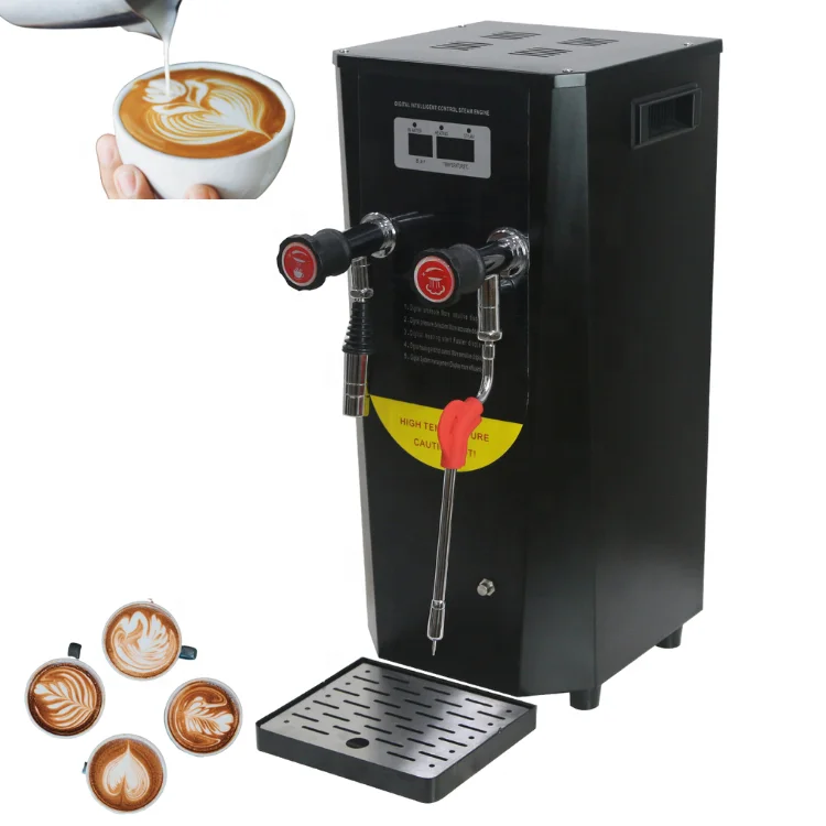 

Commercial Water Heater 10L Large Capacity Milk Frother Manual Milk Steamer