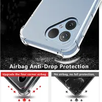 TPU Transparent Phone Case for Fairphone 5 Fairphone5 Protective Cover Four Corners Shockproof Fundas Capa 2