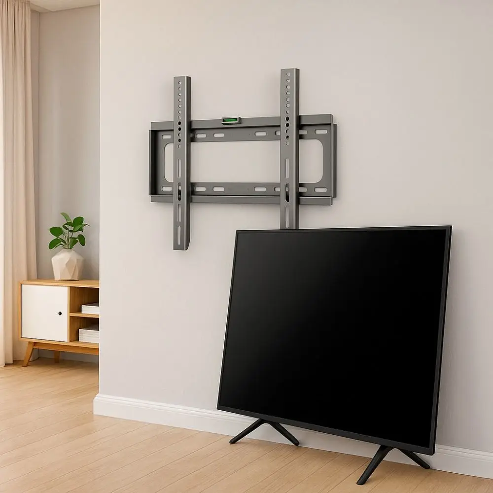실용적인 금속 TV 벽걸이 고정형 공간 절약형 범용 TV 브래킷 녹 방지 LCD 마운트 벽 브래킷