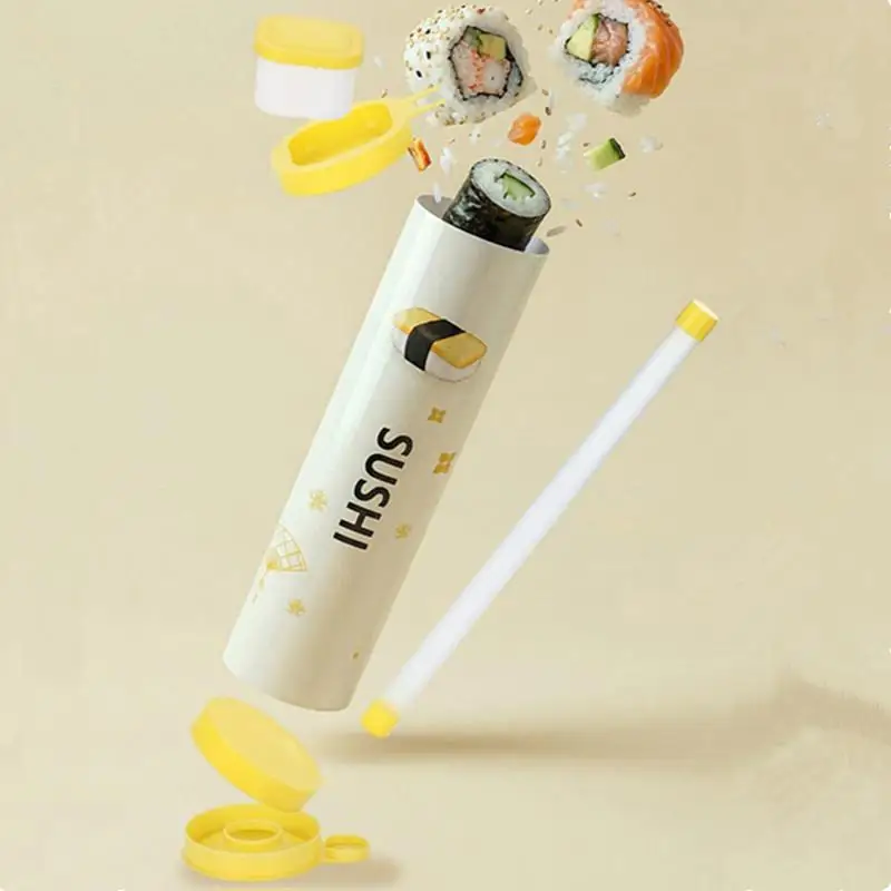 빠른 초밥 제조기 DIY 롤러 쌀 틀 고기 야채 롤링 몰드 초밥 기계 제조기 도구 벤토 주방 벤토 액세서리