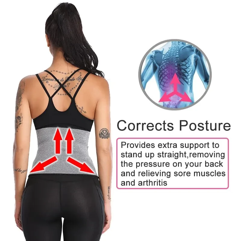 Woman Waist Trainer Slimming Body Shaper Modeling Belt Tummy Control Weight Loss Shapewear Promote Sweat Belly Slim Trimmer Belt