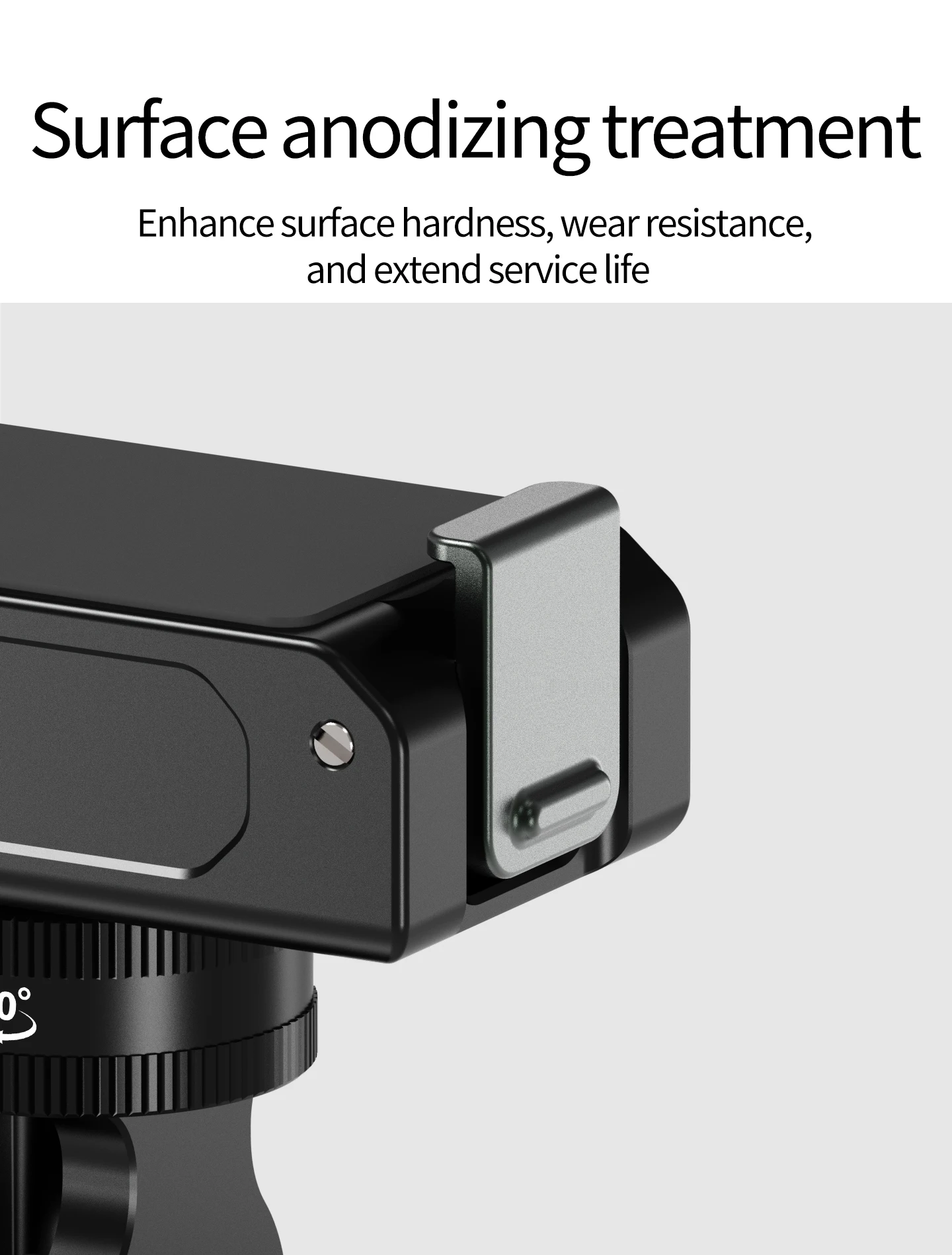 1/4 Schraube Magnetische Basismontage Dual-Claw Quick Release Adapter für DJI Action 6 / Osmo Nano Stativ Kamera Grundplattenerweiterung – Detail 30