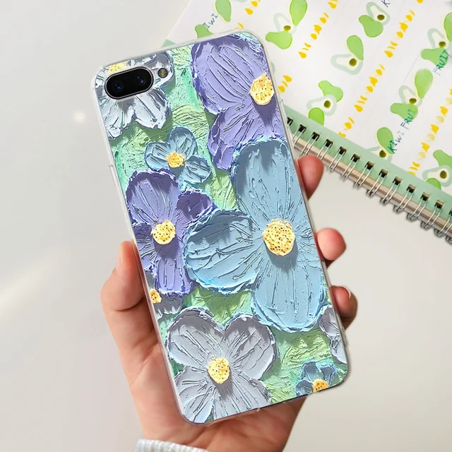 For Oppo A3s Case Oppo A5 AX5 Cute Painted Cover Soft Silicone