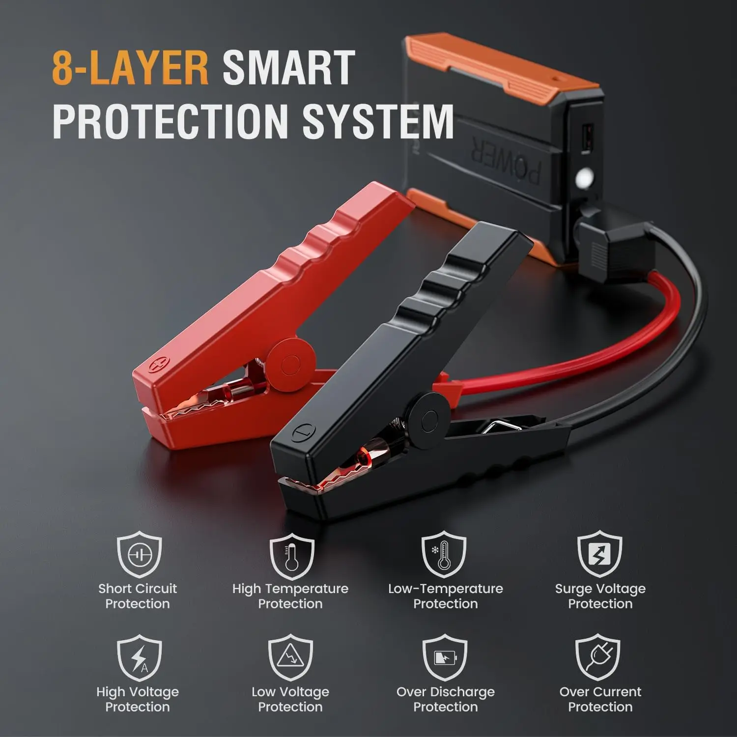 UTRAI-Car Jump Starter Power Bank Portable Car Battery Booster Charger Starting Device Auto Emergency Start-up Lighting 12V car jump starter,jump starter