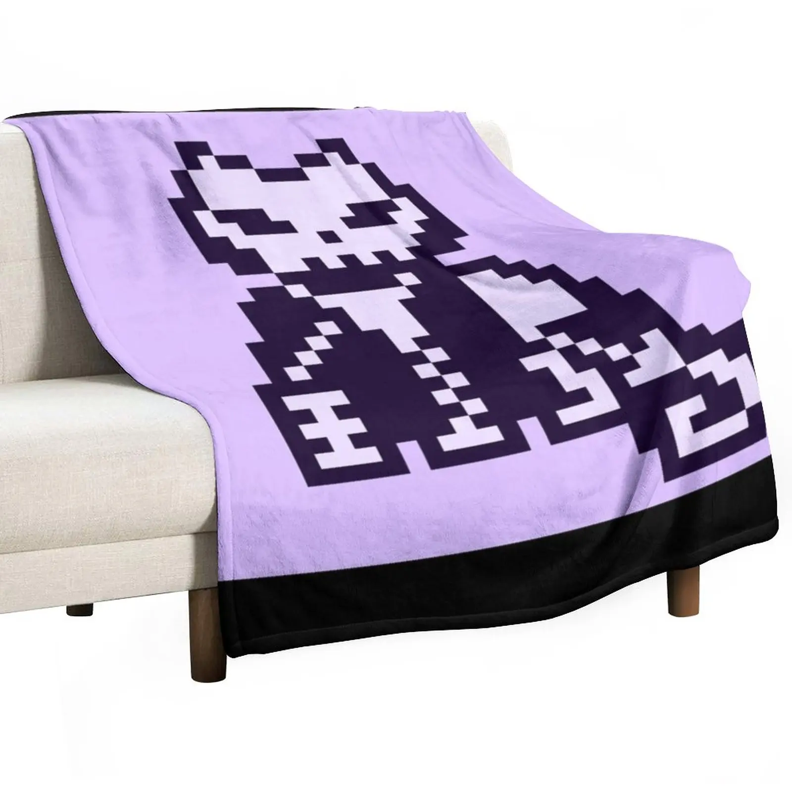 

Spooky Scary Skelecat Throw Blanket for winter funny gift Hairys Luxury Designer Blankets