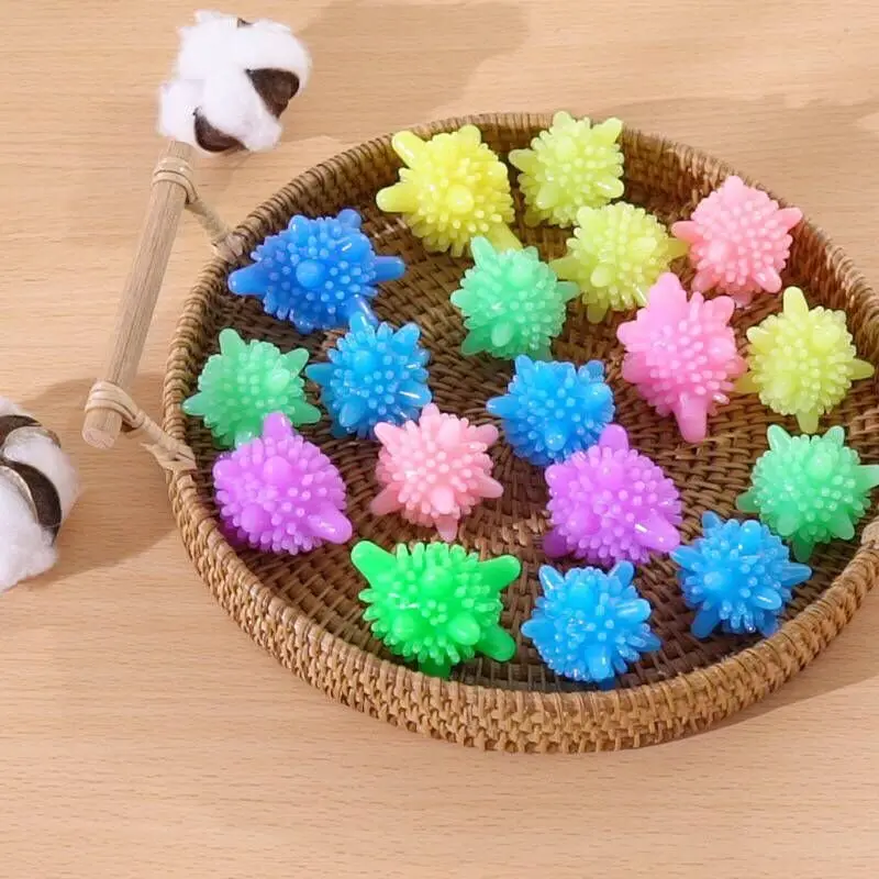 10Pcs/bag Laundry Ball For Household Cleaning Washing Machine Clothes Softener Silicone PVC Reusable Cleaning Ball laundry ball