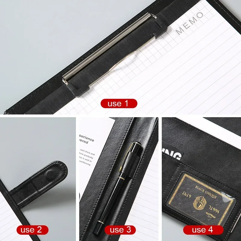 Multifunctional A4 Conference Folder Business Stationery Leather Contract File Folders business folder