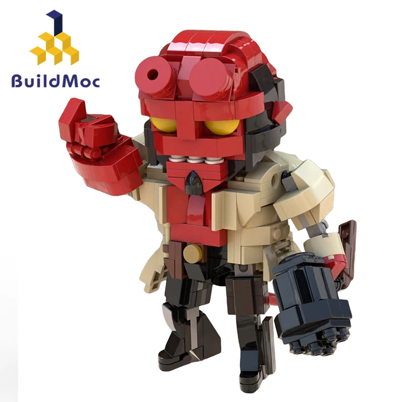 

Moc Movie for Hellboy Anung Un Rama Building Monster Block Evil Devil Role Model DIY Brick Toy Adult Kid Birthday Christmas Gift