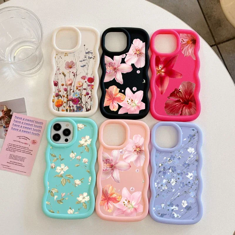 Floral Design Protective Phone Case