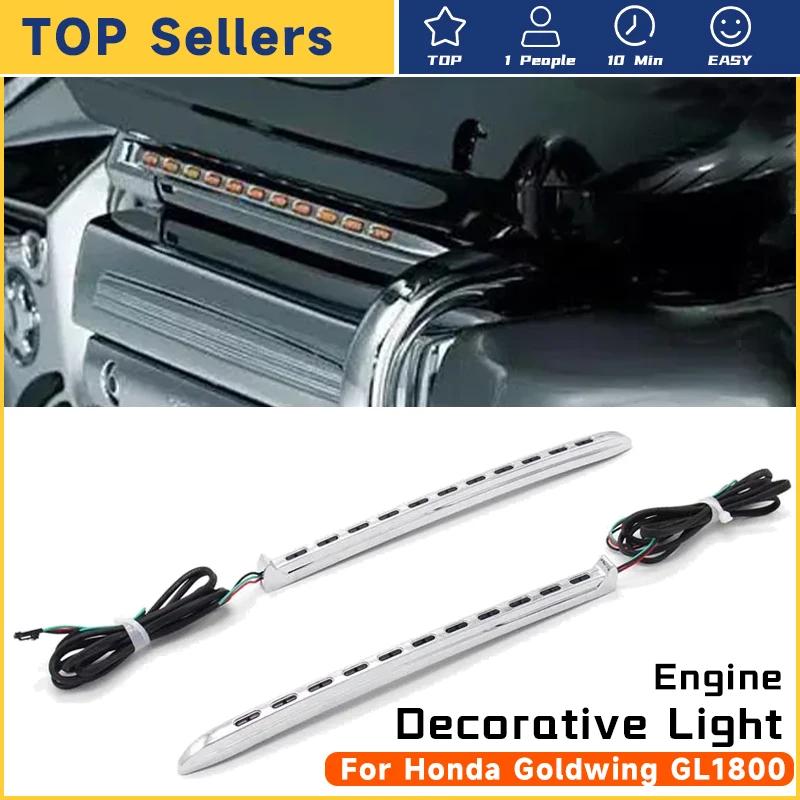 Engine Decorative Light LED for Honda Gold Wing GL1800 Modified Flash