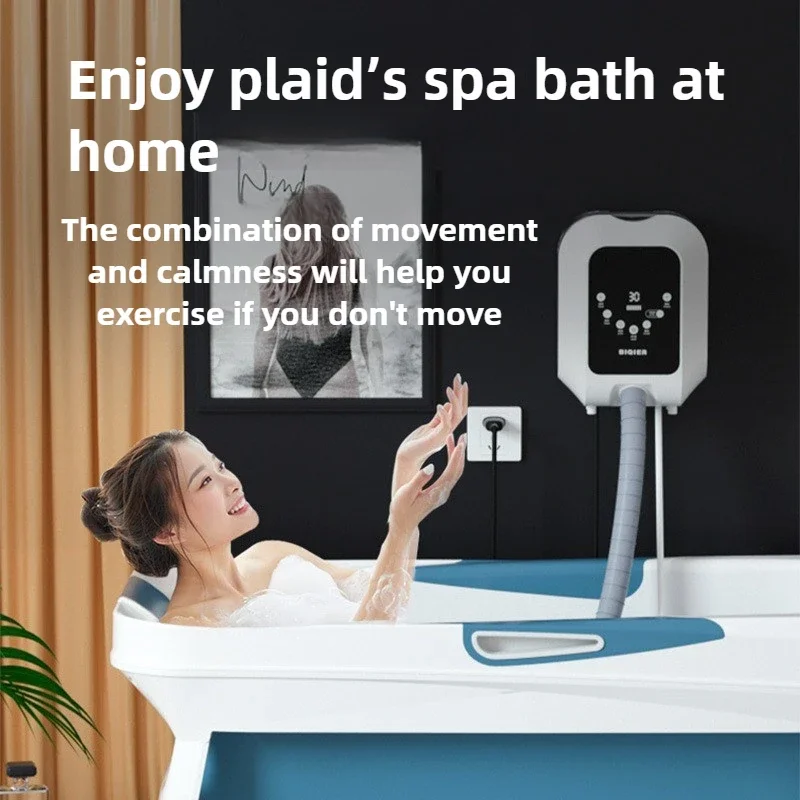 SPA Ultrasonic Spa Machine with Ozone Jacuzzi Bath Mat Machine Household Heated Bubble Massage Bubble Bath
